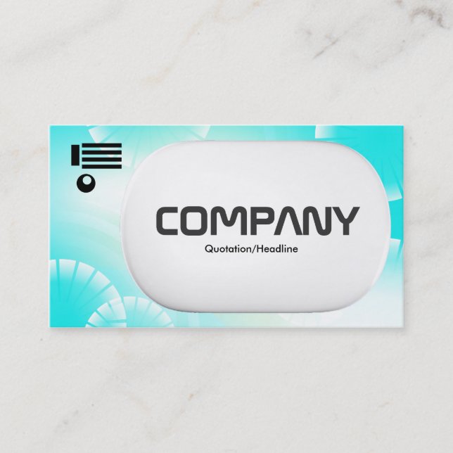 Carte De Visite Lozenge 3d - Abstrait 02 (Devant)