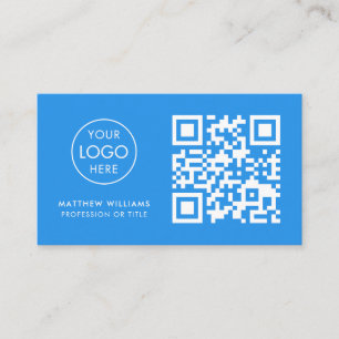 Carte De Visite Lumber Professional QR Code Logo Moderne