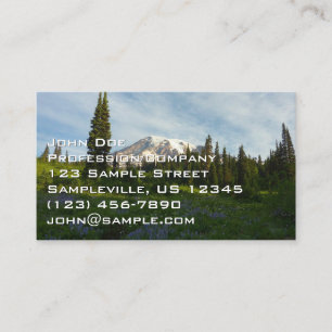 Carte De Visite Lumière du matin du Mont Rainier