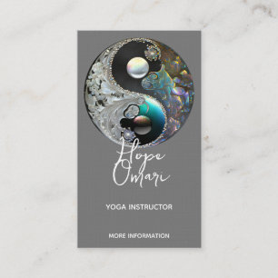 Carte De Visite Lumière et Ombre Yin Yang