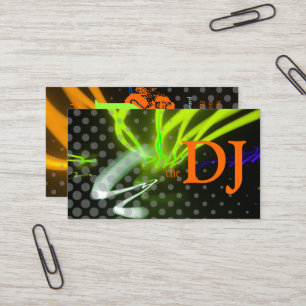 Carte De Visite Lumières néons Cool/couleurs fluorescentes