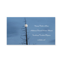 Lune transpercée par l'arbre