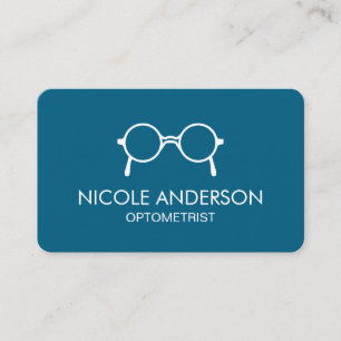 Carte De Visite Lunettes de l'optométriste minimaliste