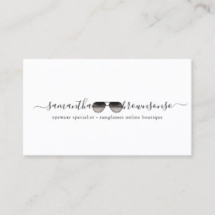 Carte De Visite Lunettes de soleil tendance en ligne boutique