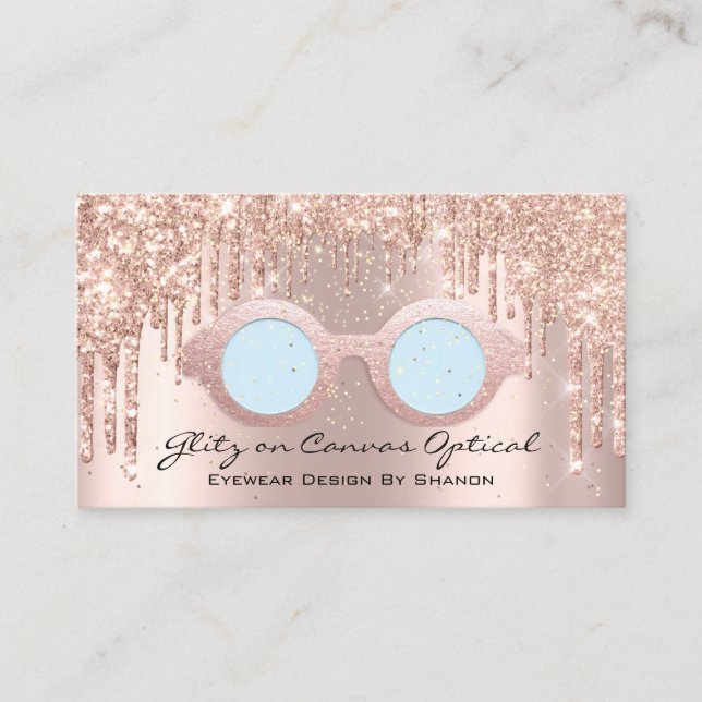 Carte De Visite Lunettes de vue Optométriste Optique Lunettes de v (Devant)