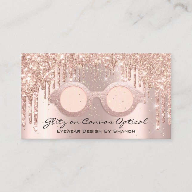 Carte De Visite Lunettes de vue Optométriste Optique Lunettes de v (Devant)