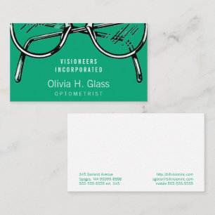 Carte De Visite Lunettes Optique Vision