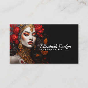 Carte De Visite Luscious Red & Gold : Un charme féminin gy656