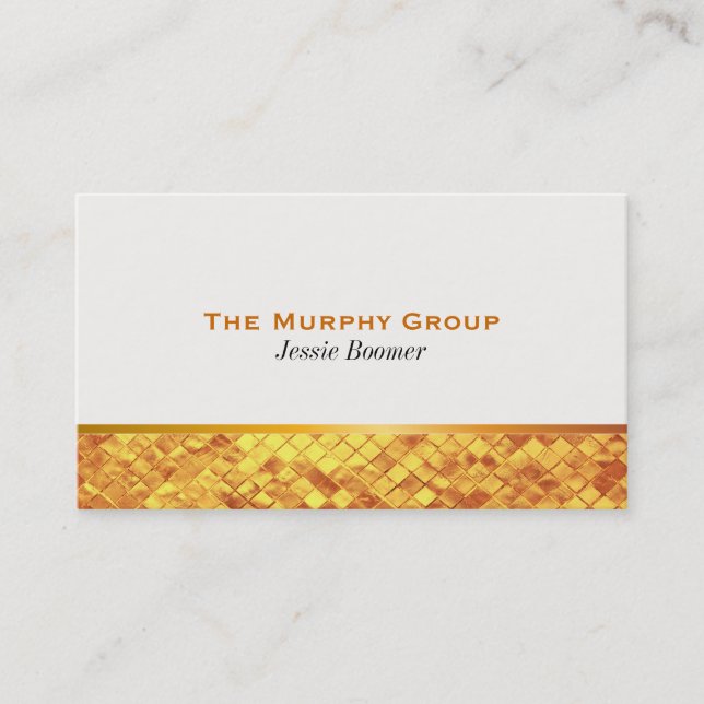 Carte De Visite Luster or (Devant)