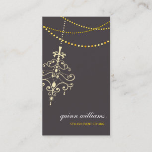 CARTE DE VISITE :: lustre + lumières 2P