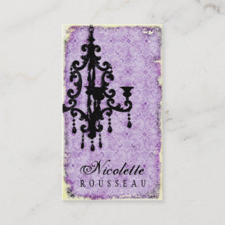 Carte De Visite Lustre Passionné - pourpre pâle de la