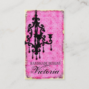 Carte De Visite Lustre Passionné - rose de la CHROMATOGRAPHIE