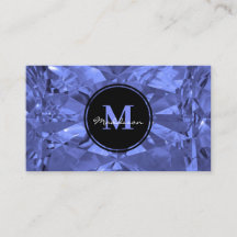Luxe Blue Crystal Jewel Design