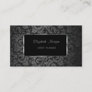 Carte De Visite Luxe Classique Elégant, Damas