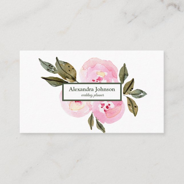 Carte De Visite Luxe de la feuille d'or moderne chic (Devant)