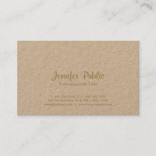 Carte De Visite Luxe de la meilleure qualité de Papier d'emballage