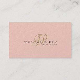 Carte De Visite Luxe de photographe de coiffeur de salon de beaut