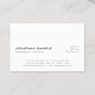 Carte De Visite Luxe élégant à la mode de conception moderne de