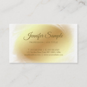 Carte De Visite Luxe élégant d'employeur de CEO de la calligraphie