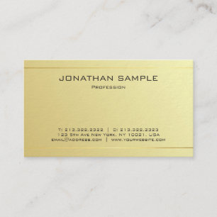 Carte De Visite Luxe élégant professionnel de minimaliste de