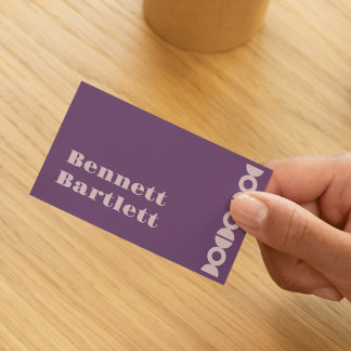 Carte de visite luxe géométrique avec nom personna