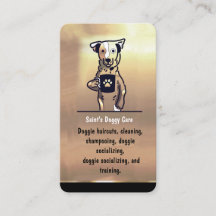Luxe Gold Pet Sitter Chien Walker Groomer