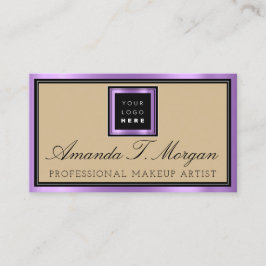 Carte De Visite Luxe Services Intérieur Mariage d'événement violet