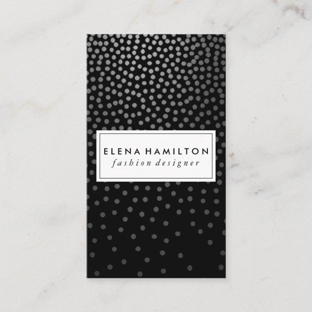 Carte De Visite Luxe Speckled Motif (Devant)