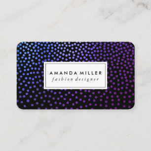 Carte De Visite Luxe Speckled Motif