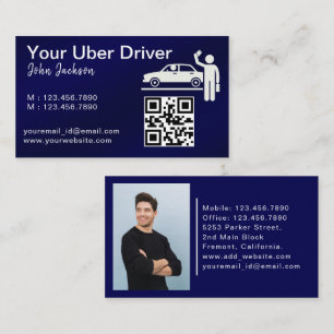 Carte De Visite Luxe Transports publics Taxi Service de voiture ph