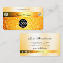Luxueux Étoiles Brillantes Pailletées Orange avec