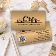 Luxury Bronze Gold Real Estate Chic Professional