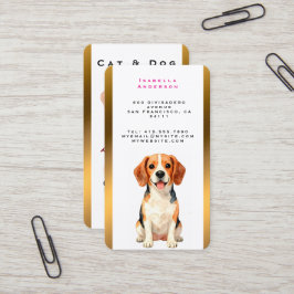 Carte De Visite Luxury Grooming Dog Personalized Modern Collection