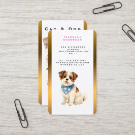 Carte De Visite Luxury Grooming Dog Personalized Trendy Collection