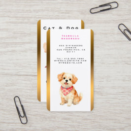 Carte De Visite Luxury Grooming Pet Personalized Modern Collection