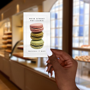 Carte De Visite Macarons Stack Patisserie Chef boulangerie
