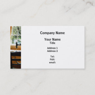 Carte De Visite Machine à coudre par fenêtre