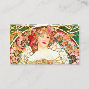 Carte De Visite Madame de Mucha
