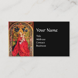 Carte De Visite MADONNA DU BOWER ROSE, Black Pearl