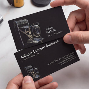 Carte De Visite Magasin d'Appareils Photo Antiques - Photographe