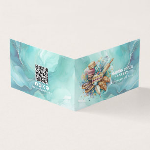 Carte De Visite Magasin de Boulangerie Pâtissier Dessert Gâteau Bo
