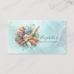 Carte De Visite Magasin de boulangerie Pâtissier Dessert Sucreries