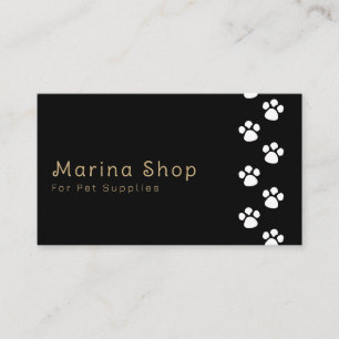 Carte De Visite Magasin de Fournitures Alimentaires pour Soins des