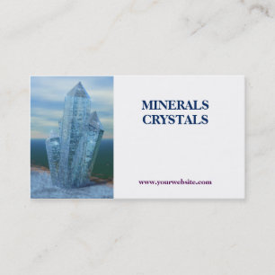 Carte De Visite magasin de minerais de cristaux