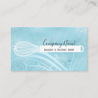 Carte De Visite Magasin de pâtisserie élégant de la boulangerie |
