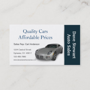 Carte De Visite Magasin de service automobile haute performance