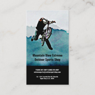 Carte De Visite Magasin de vélos ou magasin de sport extérieur