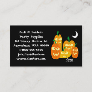 Carte De Visite Magasin drôle de costumes de Halloween de