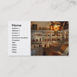 Carte De Visite Magasin - Magasin Vintage