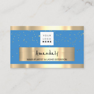 Carte De Visite Magasinez QR CODE Logo Bleu Lumière Et Étoiles